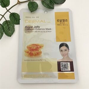 New 5/$18 DERMAL Honey Collagen Regenerate Moisturize Nutrition Sheet Face Mask